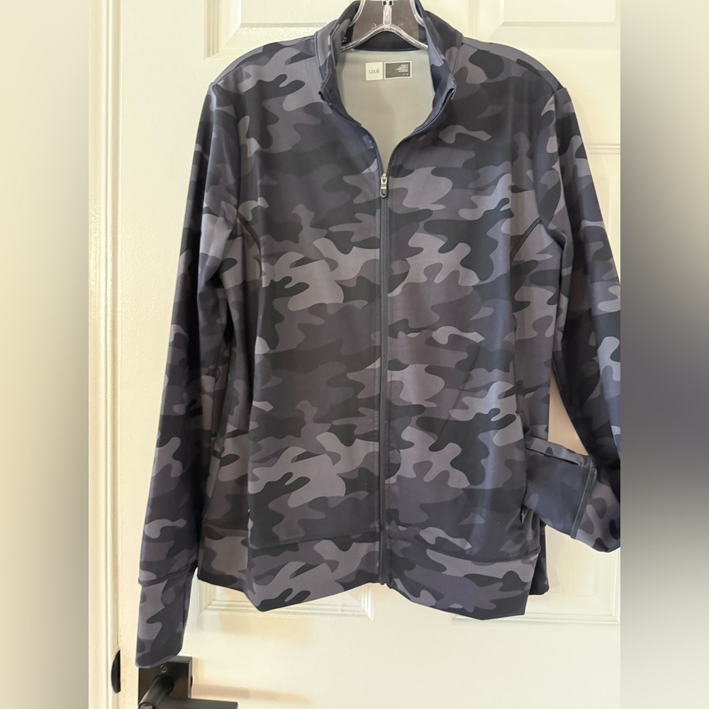 Lole Camo Utility Jacket - Black and Gray